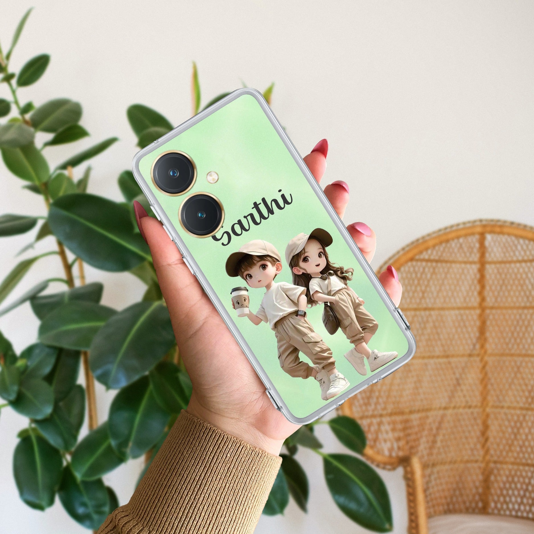 Sweet Harmony Customize Anti Yellow Case For Vivo Y27 4G