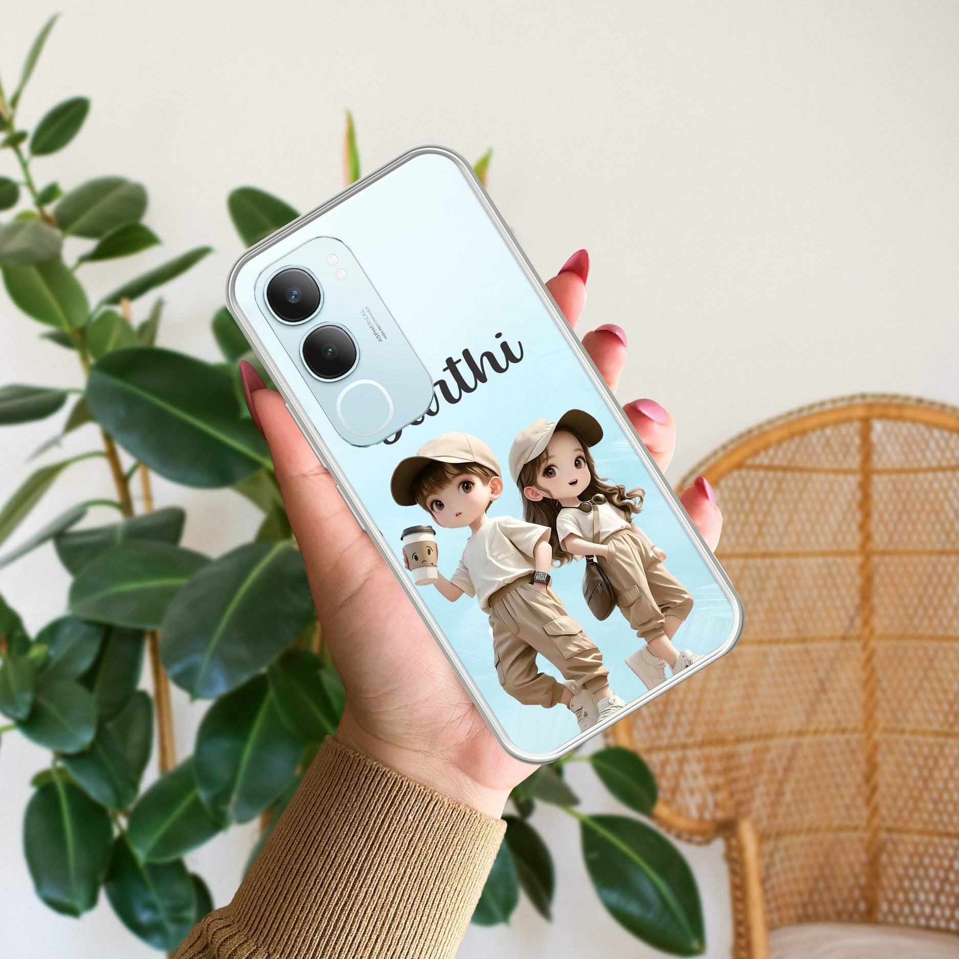 Sweet Harmony Customize Transparent Silicon Case For Vivo Y29 5G