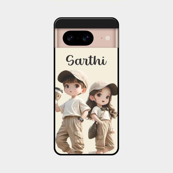 sweet harmony glossy metal case cover for Google Pixel 8 5G