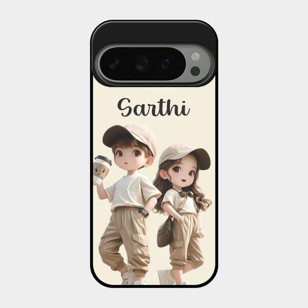 sweet harmony glossy metal case cover for Google Pixel 9 Pro 5G