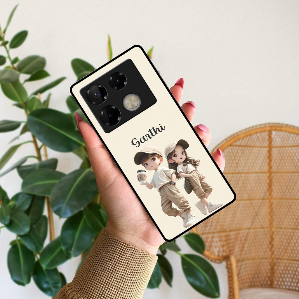 Sweet Harmony Glossy Metal Case Cover For Infinix - ShopOnCliQ
