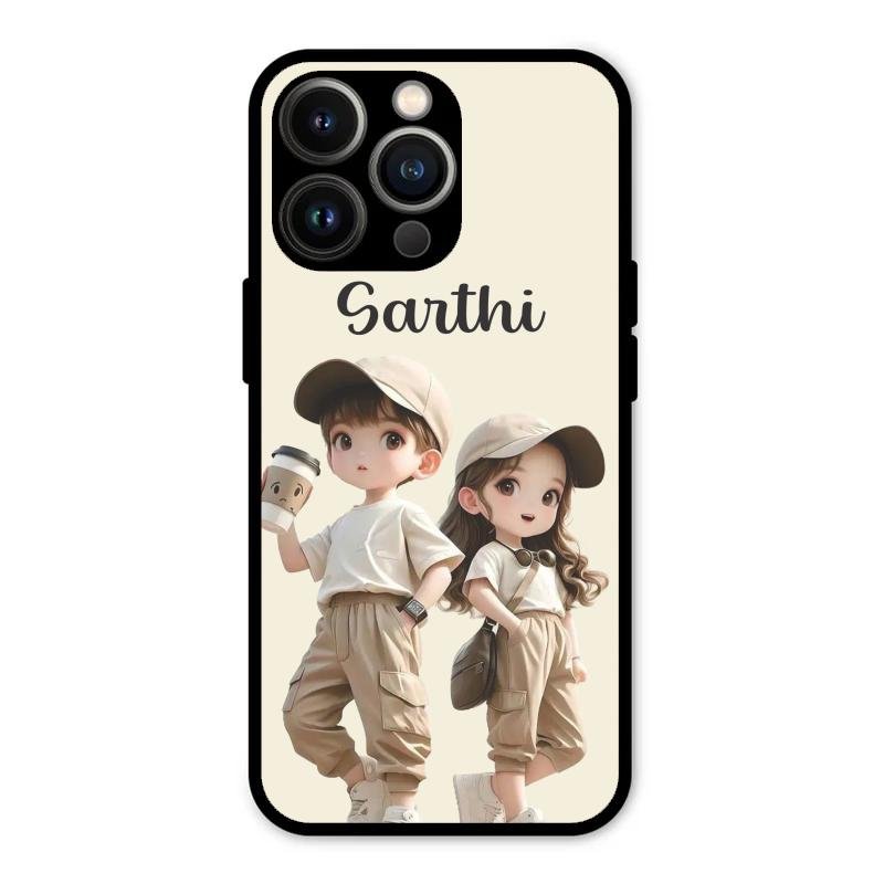 sweet harmony glossy metal case cover for iPhone 13 Pro
