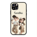 sweet harmony glossy metal case cover for iPhone 13