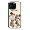 sweet harmony glossy metal case cover for iPhone 15 Pro Max