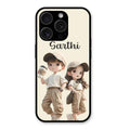 sweet harmony glossy metal case cover for iPhone 15 Pro
