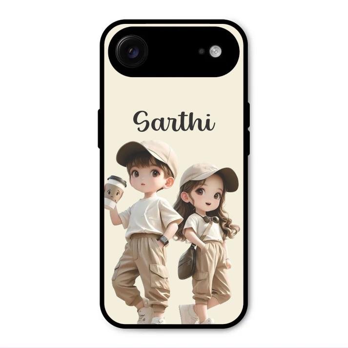 sweet harmony glossy metal case cover for iPhone Air