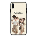sweet harmony glossy metal case cover for iPhone XS Max