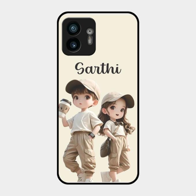 sweet harmony glossy metal case cover for Nothing Phone 2