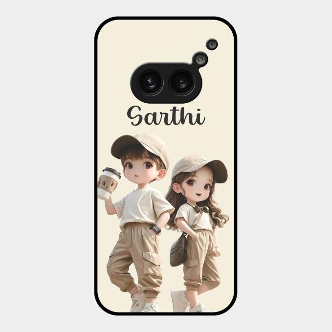 sweet harmony glossy metal case cover for Nothing Phone 2A 5G