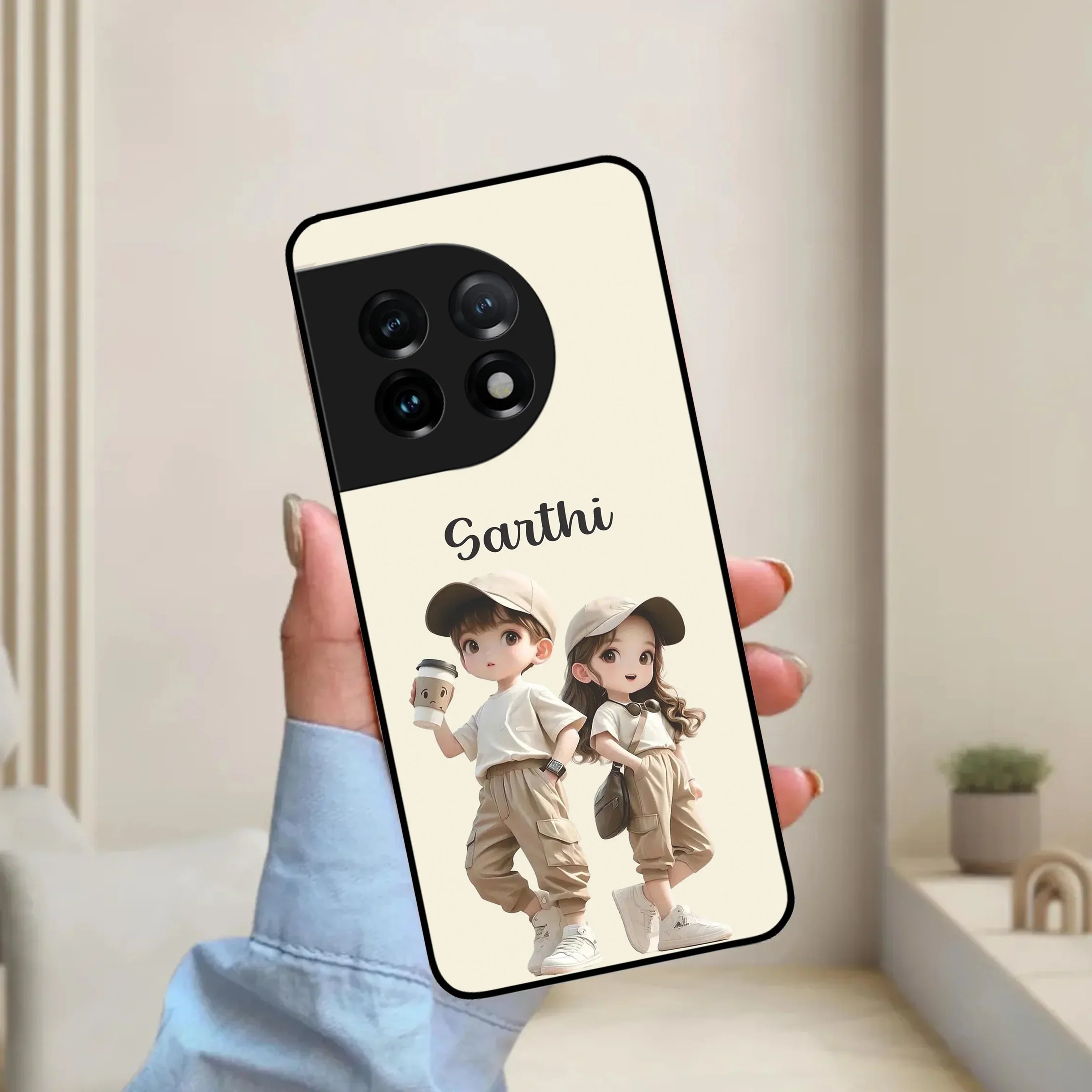 Sweet Harmony Glossy Metal Case Cover For OnePlus - ShopOnCliQ