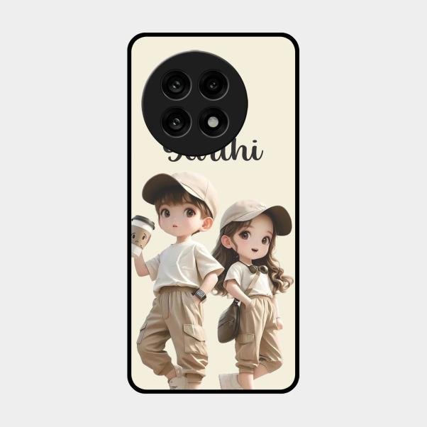 sweet harmony glossy metal case cover for Oneplus 13R 5G