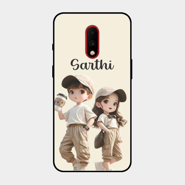 sweet harmony glossy metal case cover for Oneplus 7