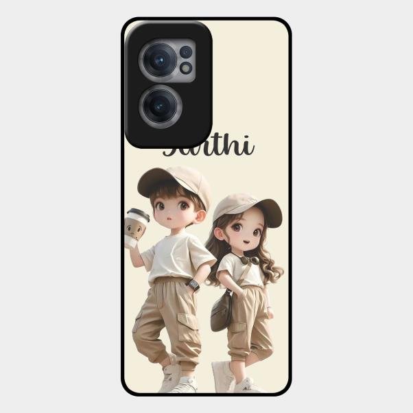 sweet harmony glossy metal case cover for Oneplus Nord Ce 2 5G