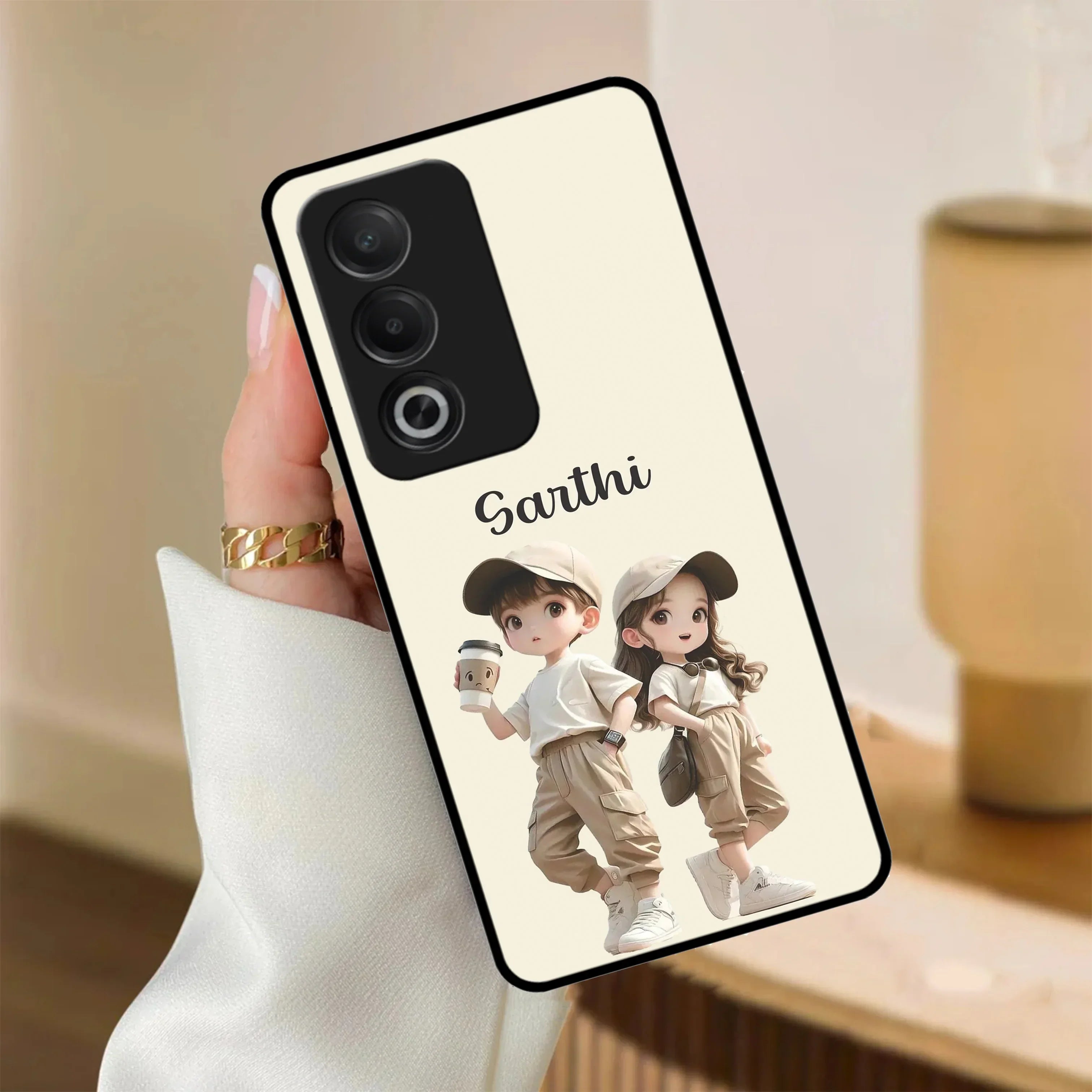 Sweet Harmony Glossy Metal Case Cover For Oppo - ShopOnCliQ