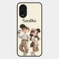 sweet harmony glossy metal case cover for Oppo A38