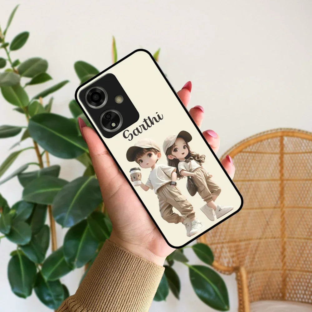 Sweet Harmony Glossy Metal Case Cover For Oppo - ShopOnCliQ