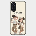 sweet harmony glossy metal case cover for Oppo A78 5G