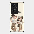 sweet harmony glossy metal case cover for Oppo F25 Pro 5G