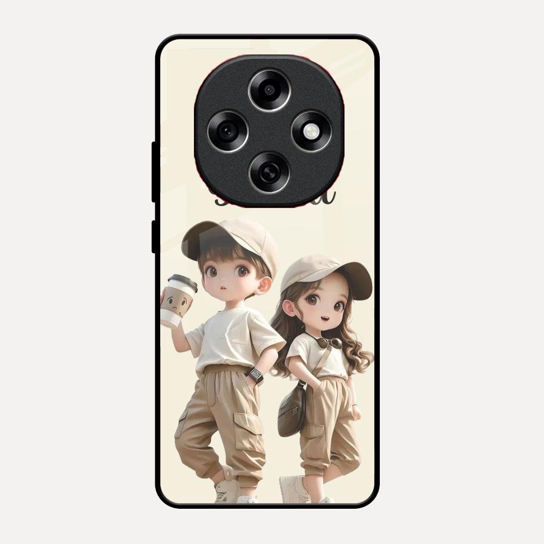 sweet harmony glossy metal case cover for Oppo F31 Pro 5G