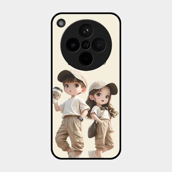 sweet harmony glossy metal case cover for Oppo Find X8 5G
