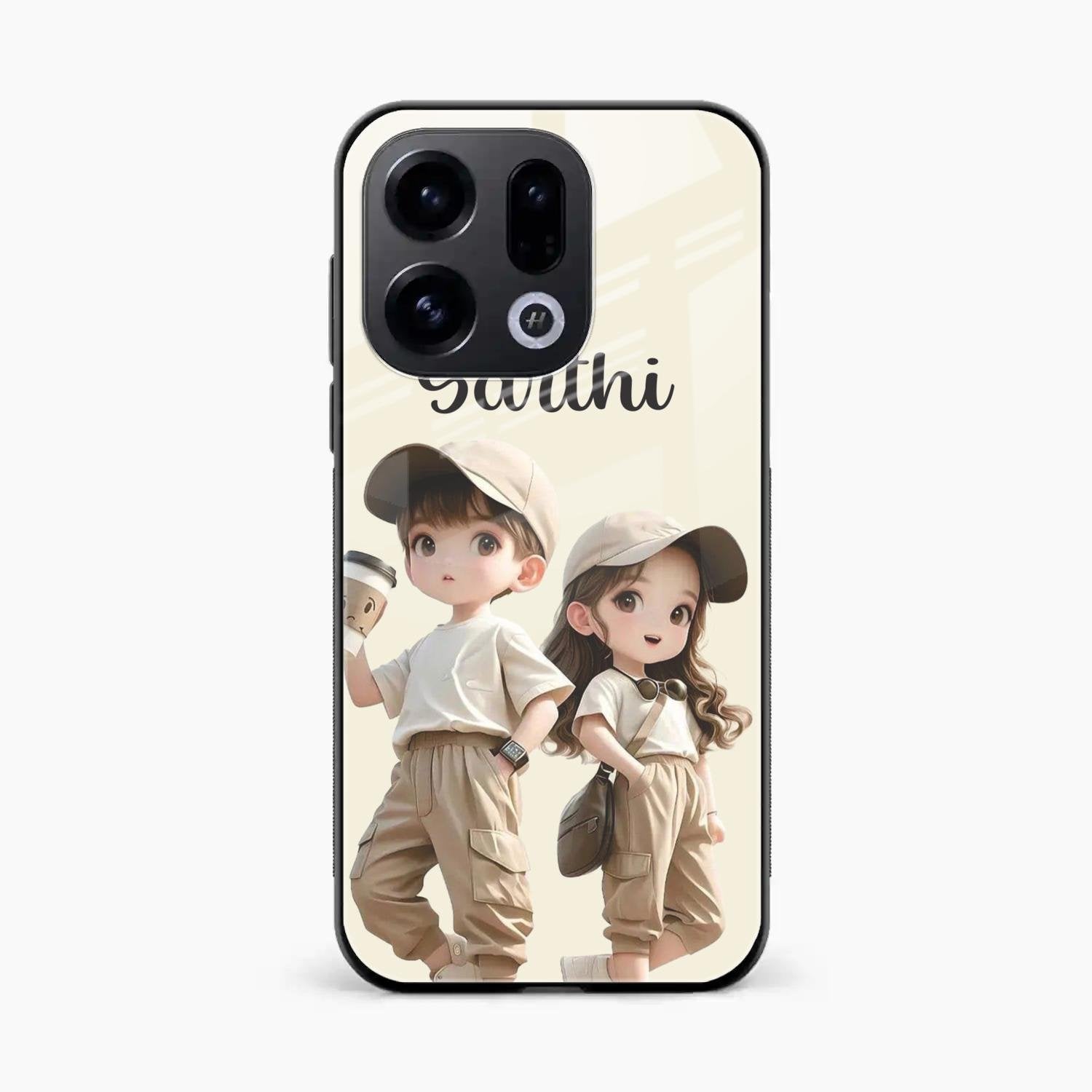 sweet harmony glossy metal case cover for Oppo Find X9 5G