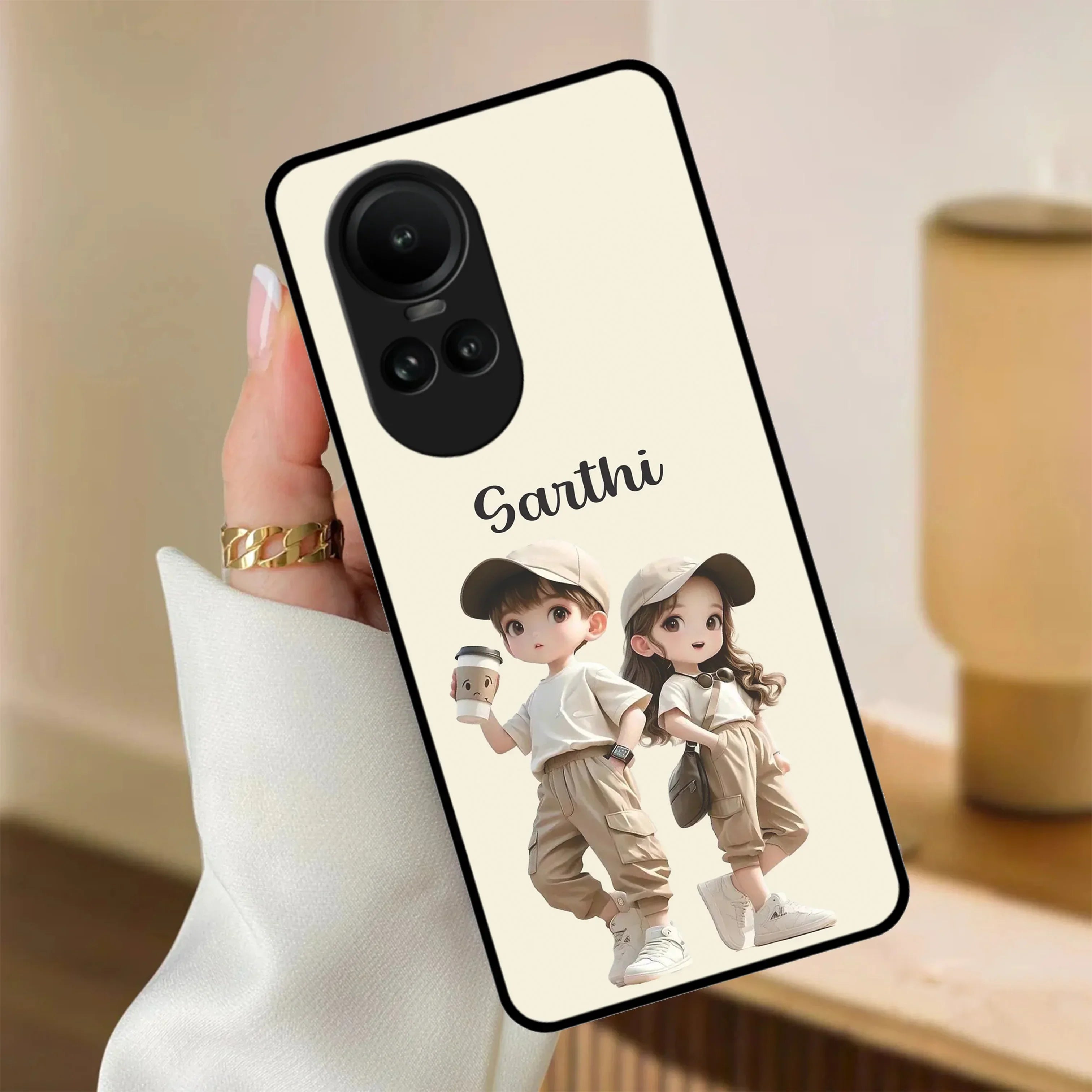 Sweet Harmony Glossy Metal Case Cover For Oppo - ShopOnCliQ