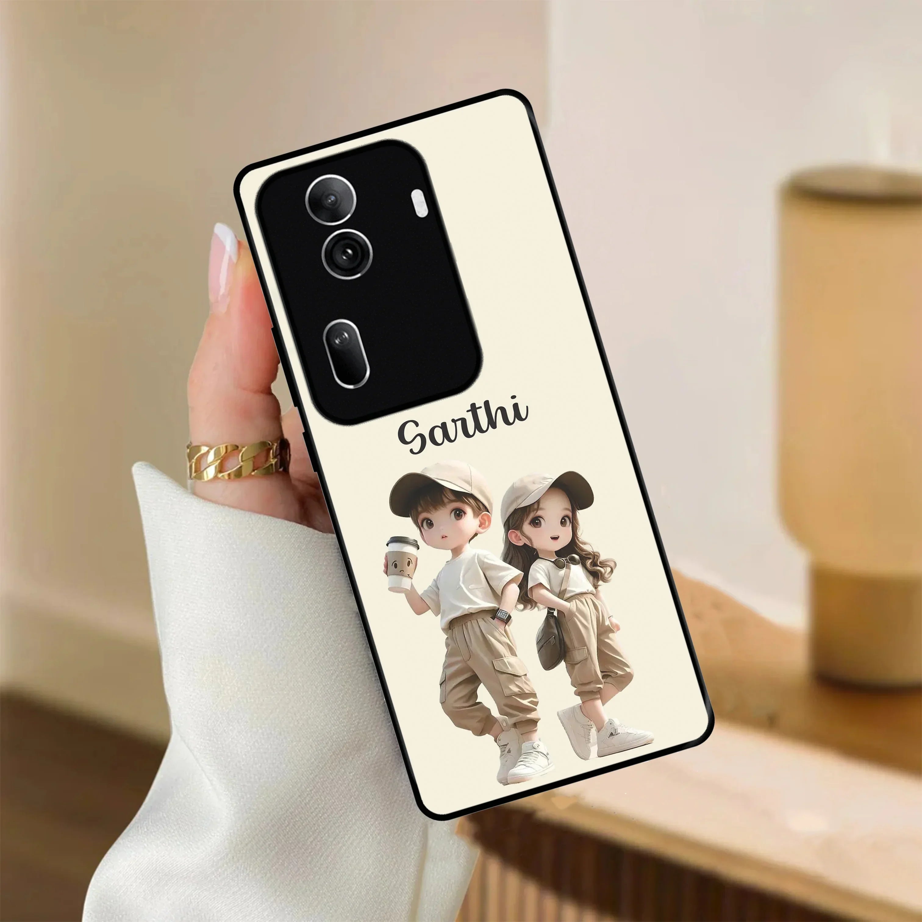 Sweet Harmony Glossy Metal Case Cover For Oppo - ShopOnCliQ