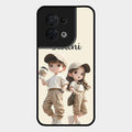 sweet harmony glossy metal case cover for Oppo Reno 8 5G