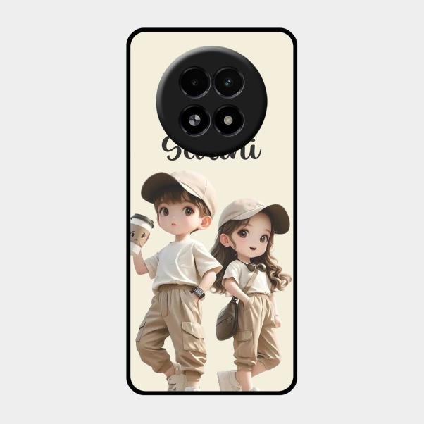 sweet harmony glossy metal case cover for Realme 13 5G