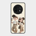 sweet harmony glossy metal case cover for Realme 13 Plus 5G