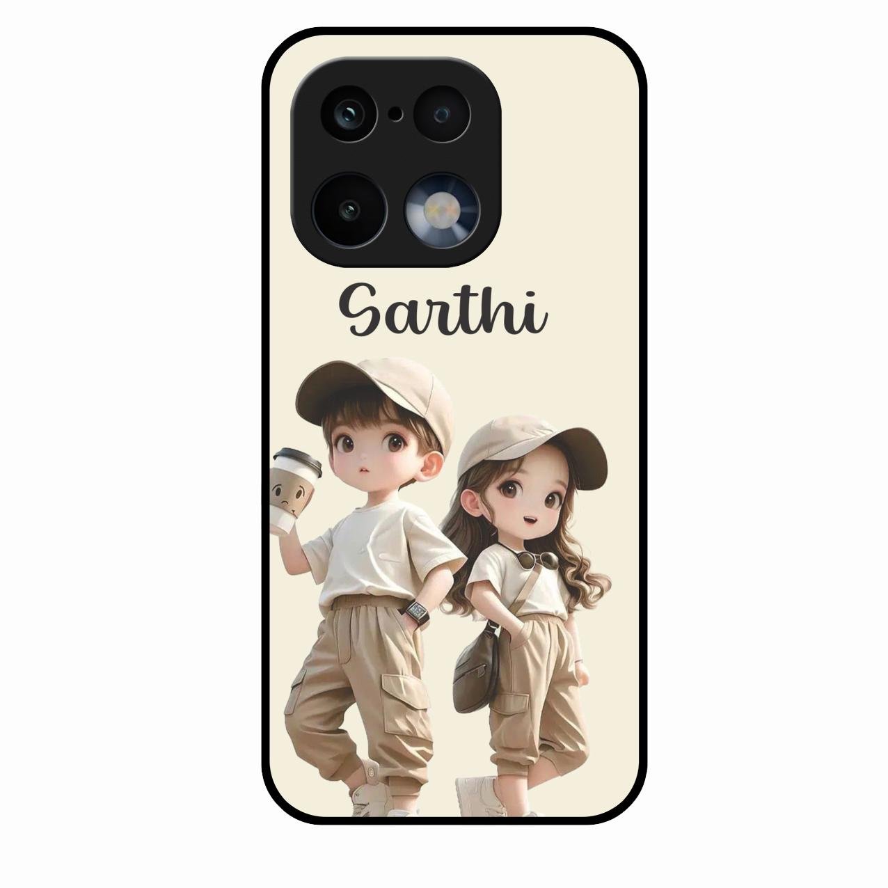 sweet harmony glossy metal case cover for Realme 16 Pro 5G