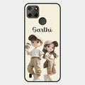 sweet harmony glossy metal case cover for Realme C21Y