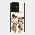 sweet harmony glossy metal case cover for Redmi 13 5G