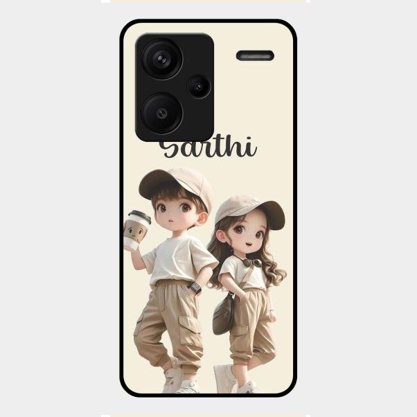 sweet harmony glossy metal case cover for Redmi Note 13 Pro Plus 5G