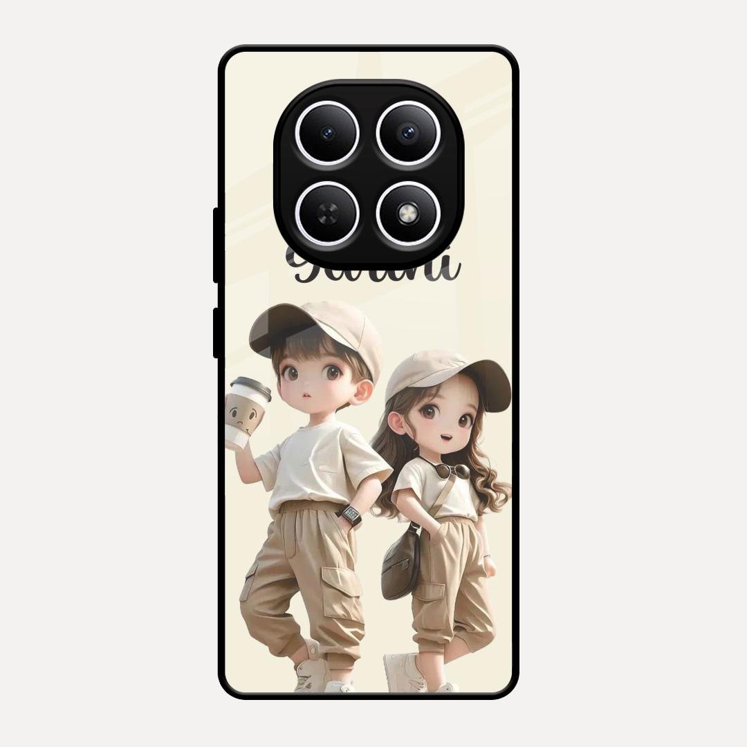 sweet harmony glossy metal case cover for Redmi Note 15 5G