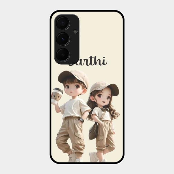 sweet harmony glossy metal case cover for Samsung Galaxy A35 5G