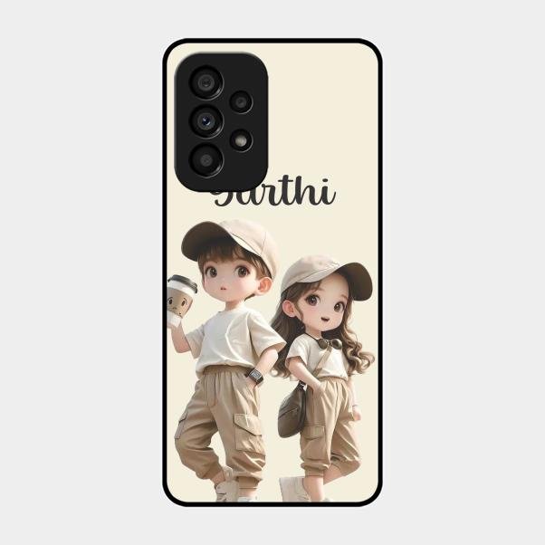 sweet harmony glossy metal case cover for Samsung Galaxy A53 5G