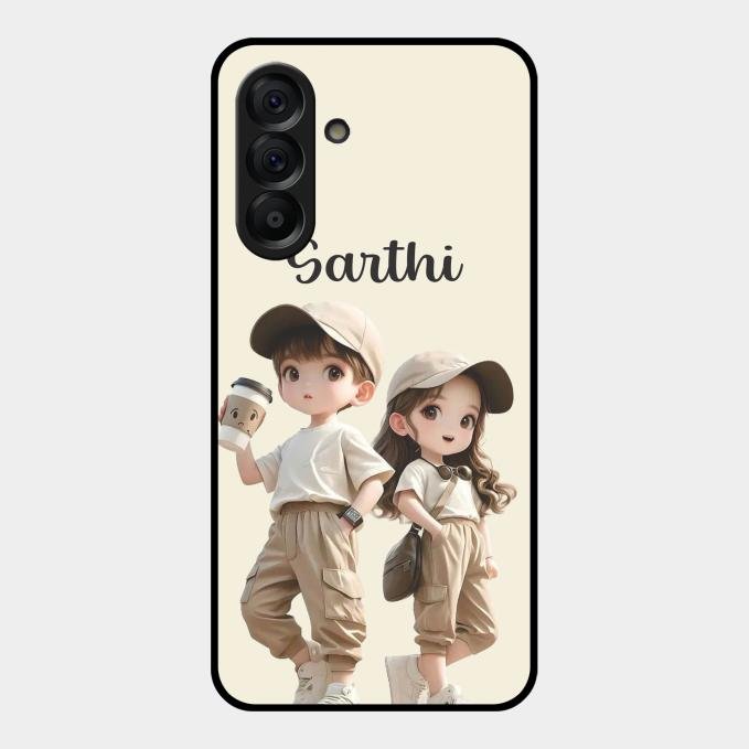 sweet harmony glossy metal case cover for Samsung Galaxy A56 5G