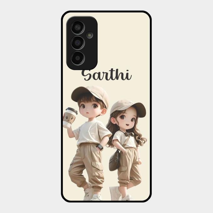 sweet harmony glossy metal case cover for Samsung Galaxy F13