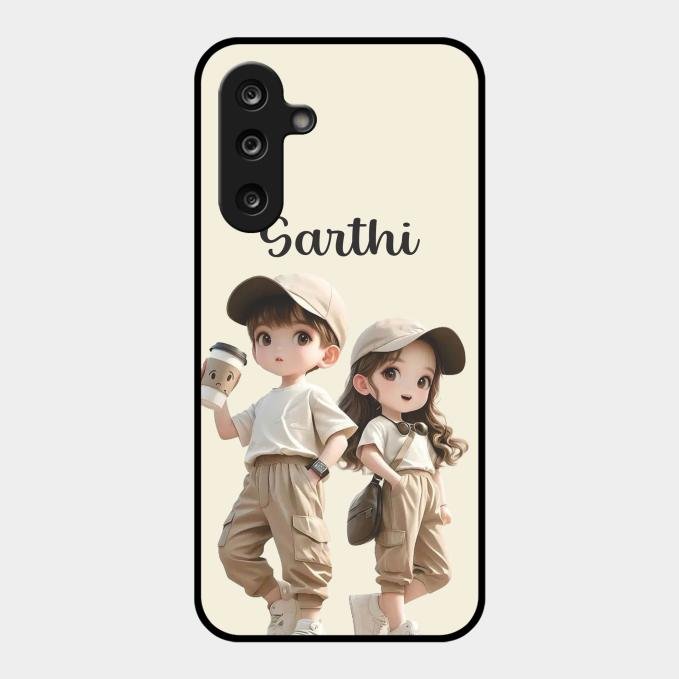 sweet harmony glossy metal case cover for Samsung Galaxy F36 5G