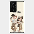 sweet harmony glossy metal case cover for Samsung Galaxy S21 Ultra