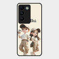 sweet harmony glossy metal case cover for Vivo T3 5G
