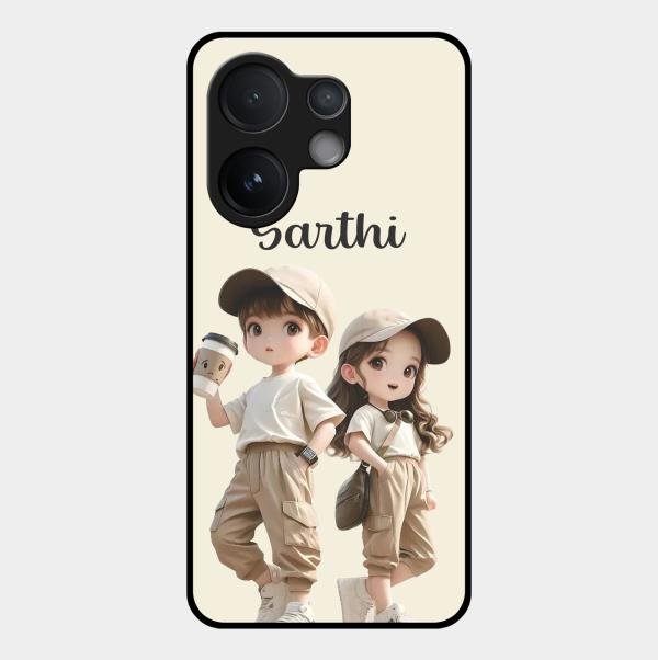sweet harmony glossy metal case cover for Vivo T4 Pro 5G