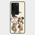 sweet harmony glossy metal case cover for Vivo V29 5G