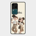 sweet harmony glossy metal case cover for Vivo V30 5G