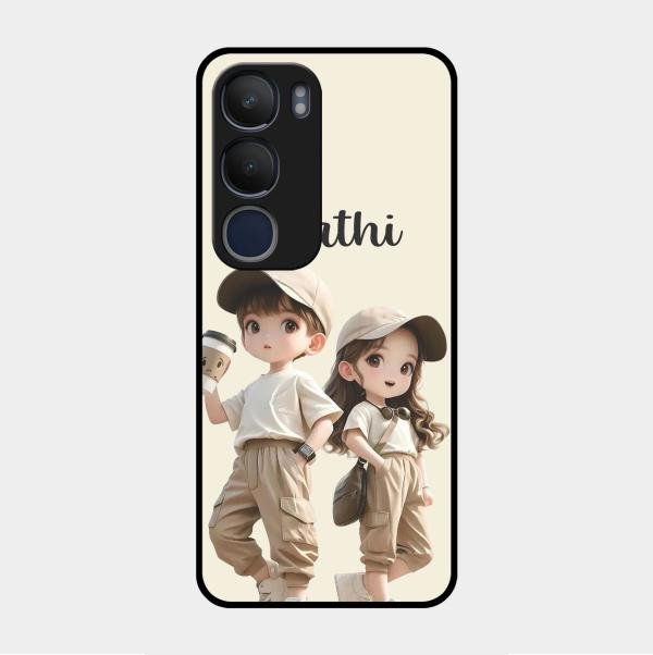 sweet harmony glossy metal case cover for Vivo Y29 5G
