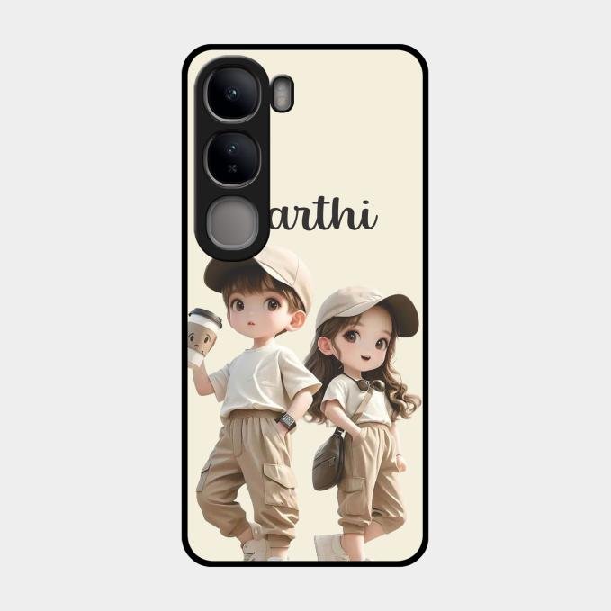 sweet harmony glossy metal case cover for Vivo Y300 5G