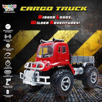 Rechargeable Remote Control Cargo Truck with 2.4GHz Frequency – Red - ShopOnCliQ