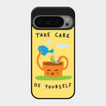 Take Care Glossy Metal Case Cover For Google Pixel 9 Pro 5G