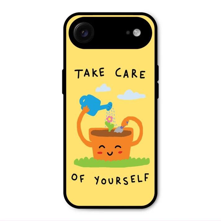 Take Care Glossy Metal Case Cover For iPhone Air